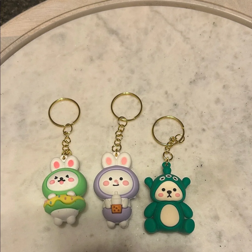 Kuromi Keychain Set